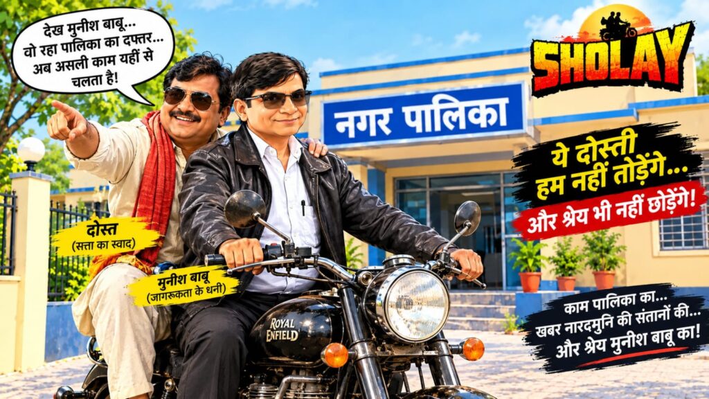 “दोस्ती हम नहीं तोड़ेंगे” — पालिका में दोस्ती का नया अध्याय