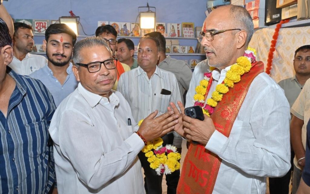 201वें सुंदरकाण्ड पाठ में पहुंचे कैबिनेट मंत्री कन्हैयालाल चौधरी